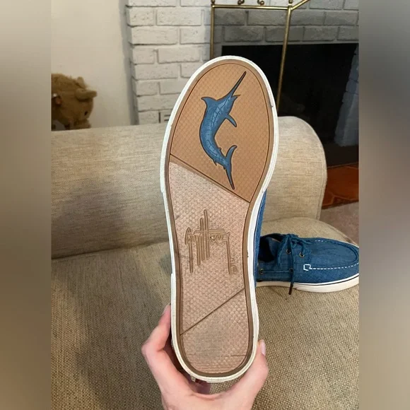 Men’s guy Harvey gulf linen boat shoes - Picture 9 of 10